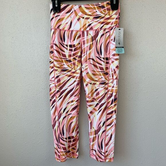 NWT Ideology Athletic Cropped High Rise Leggings Size XS or S - Picture 1 of 6